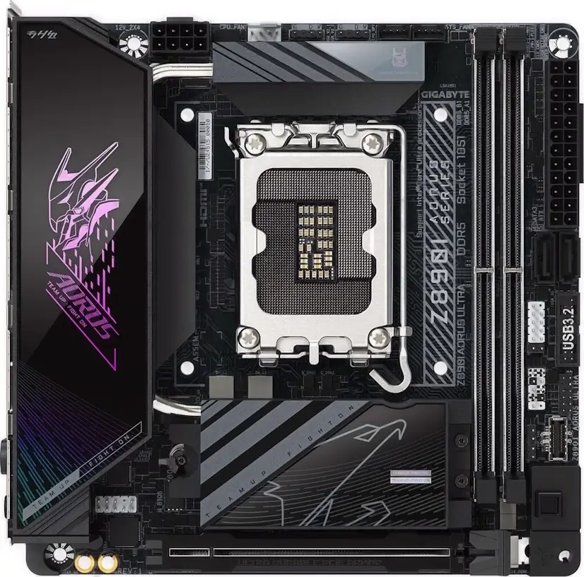 Montaje Placa Base GIGABYTE Z890I AORUS ULTRA Gaming PC Valdebebas Montaje Placa Base GIGABYTE Z890I AORUS ULTRA Gaming PC Valdebebas