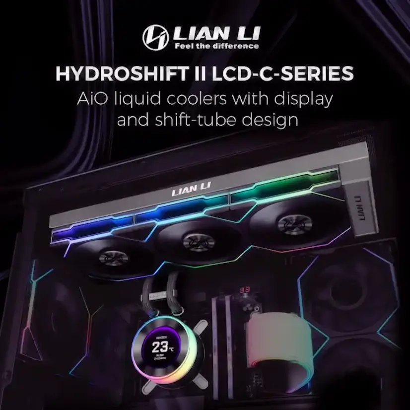 Montaje Refrigeración Líquida LIAN LI Hydroshift II LCD Gaming PC Valdebebas Montaje Refrigeración Líquida LIAN LI Hydroshift II LCD Gaming PC Valdebebas
